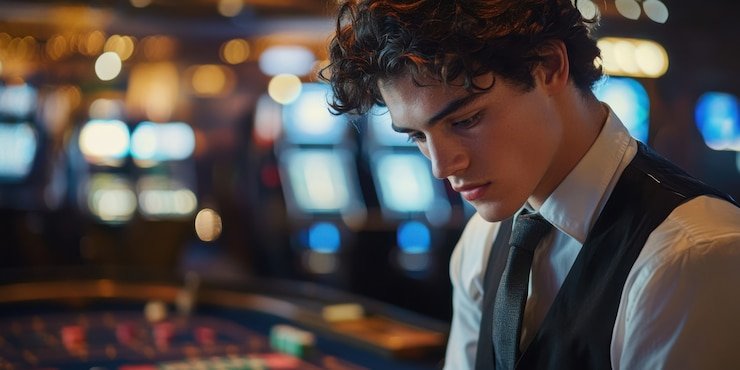 Meja Bandar Ceme di platform devo88 menampilkan domino, area taruhan, dan informasi bandar